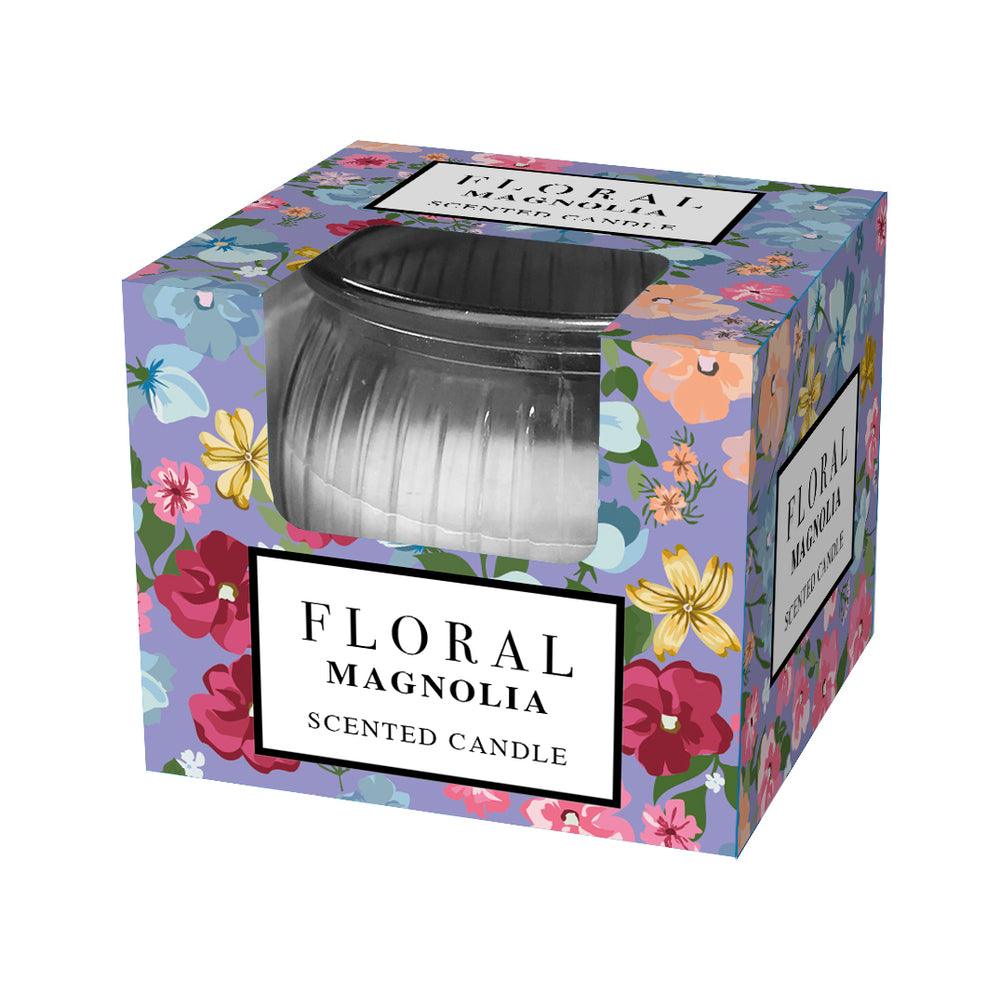 Floral boxed candle Magnolia