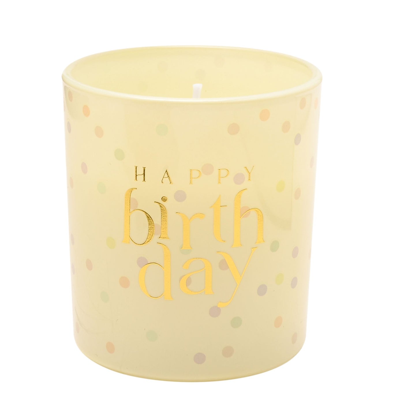Confetti Candle - Happy Birthday