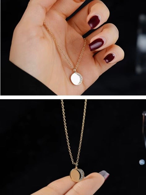 Necklace Celestial Moon & Stars