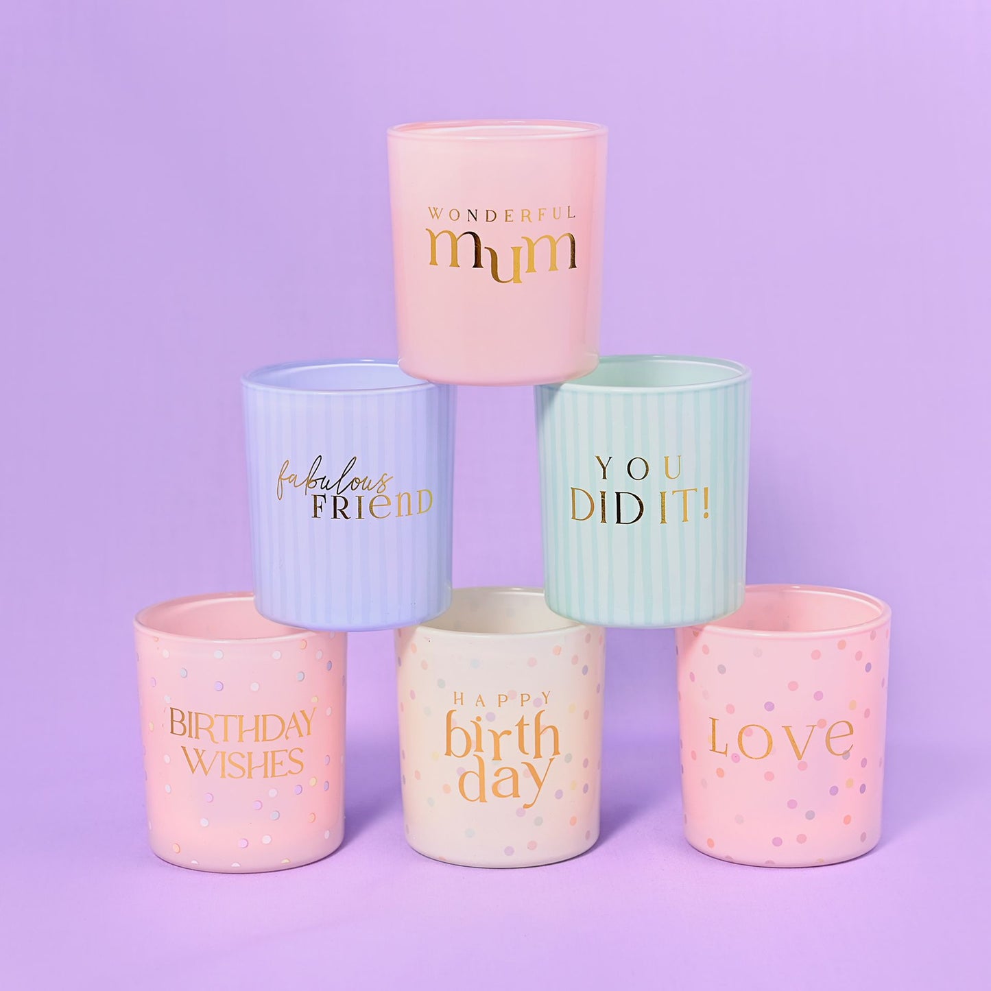 Confetti Candle- You did it