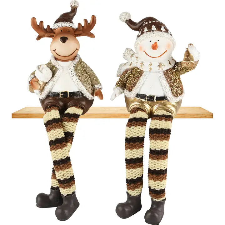 Reindeer/Snowman Shelf Sitters