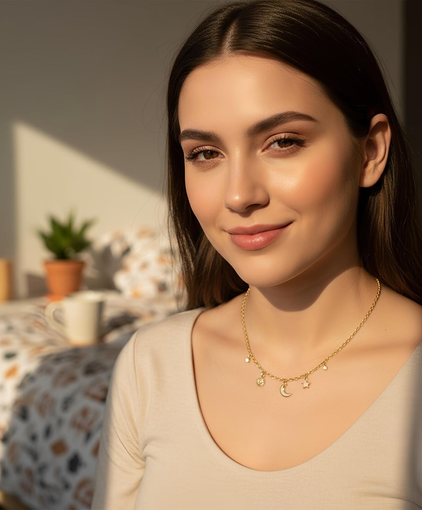 Necklace Celestial Charm