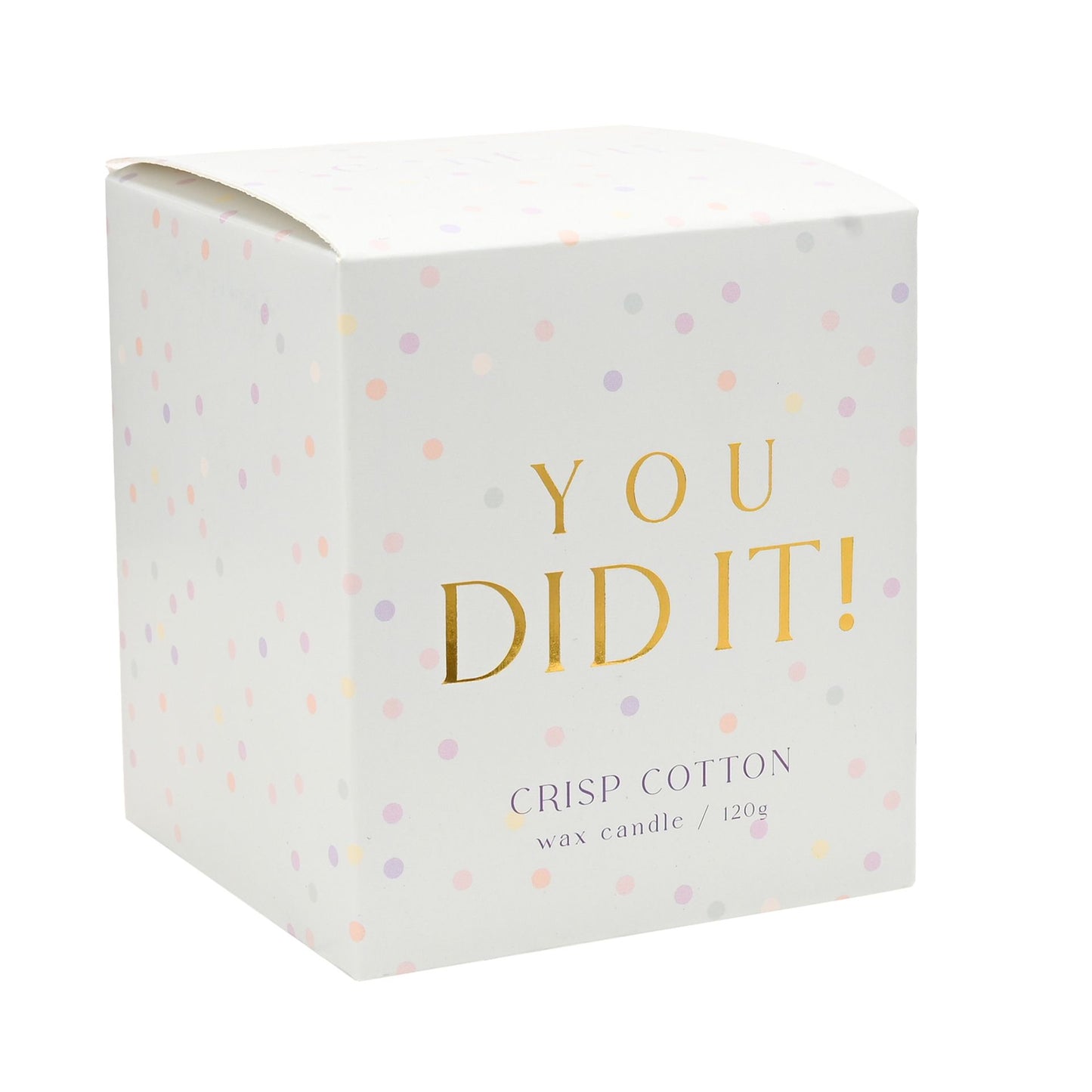 Confetti Candle- You did it