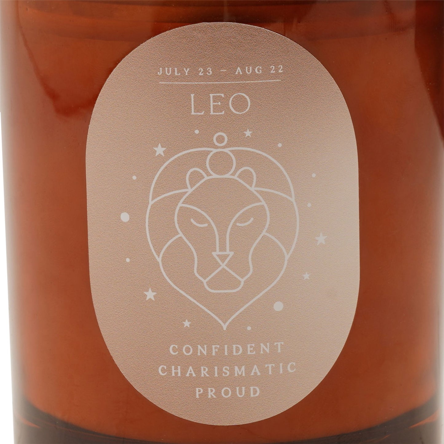 Serenity zodiac candle Leo