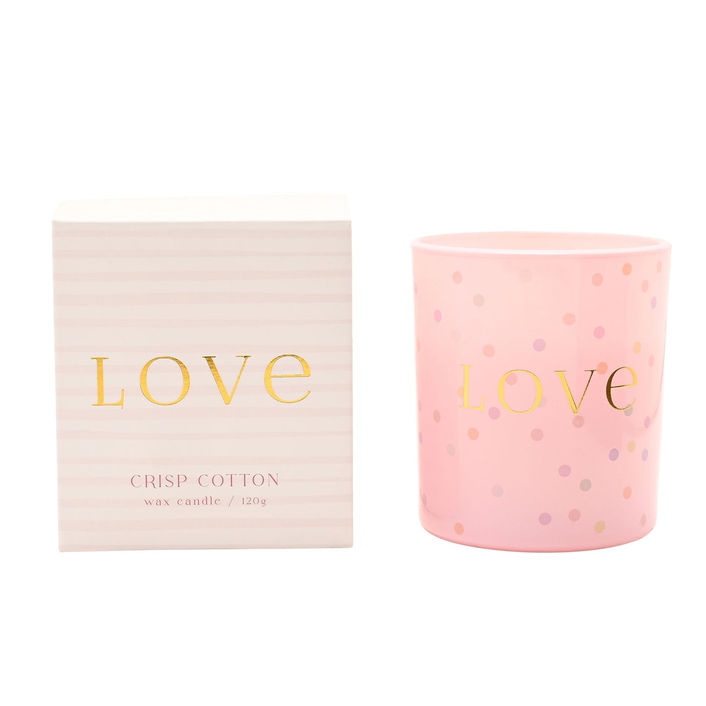 Confetti Candle- Love