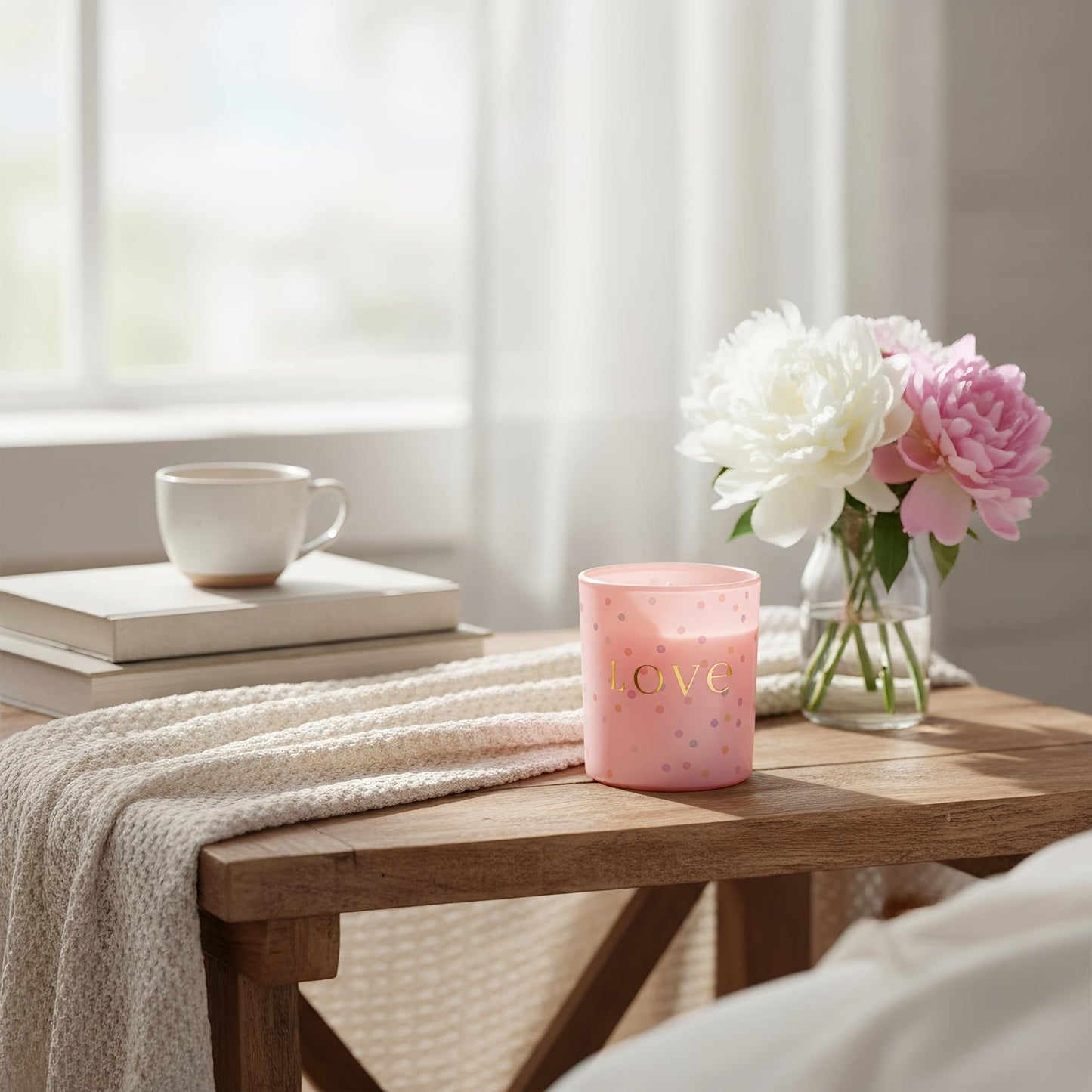 Confetti Candle- Love