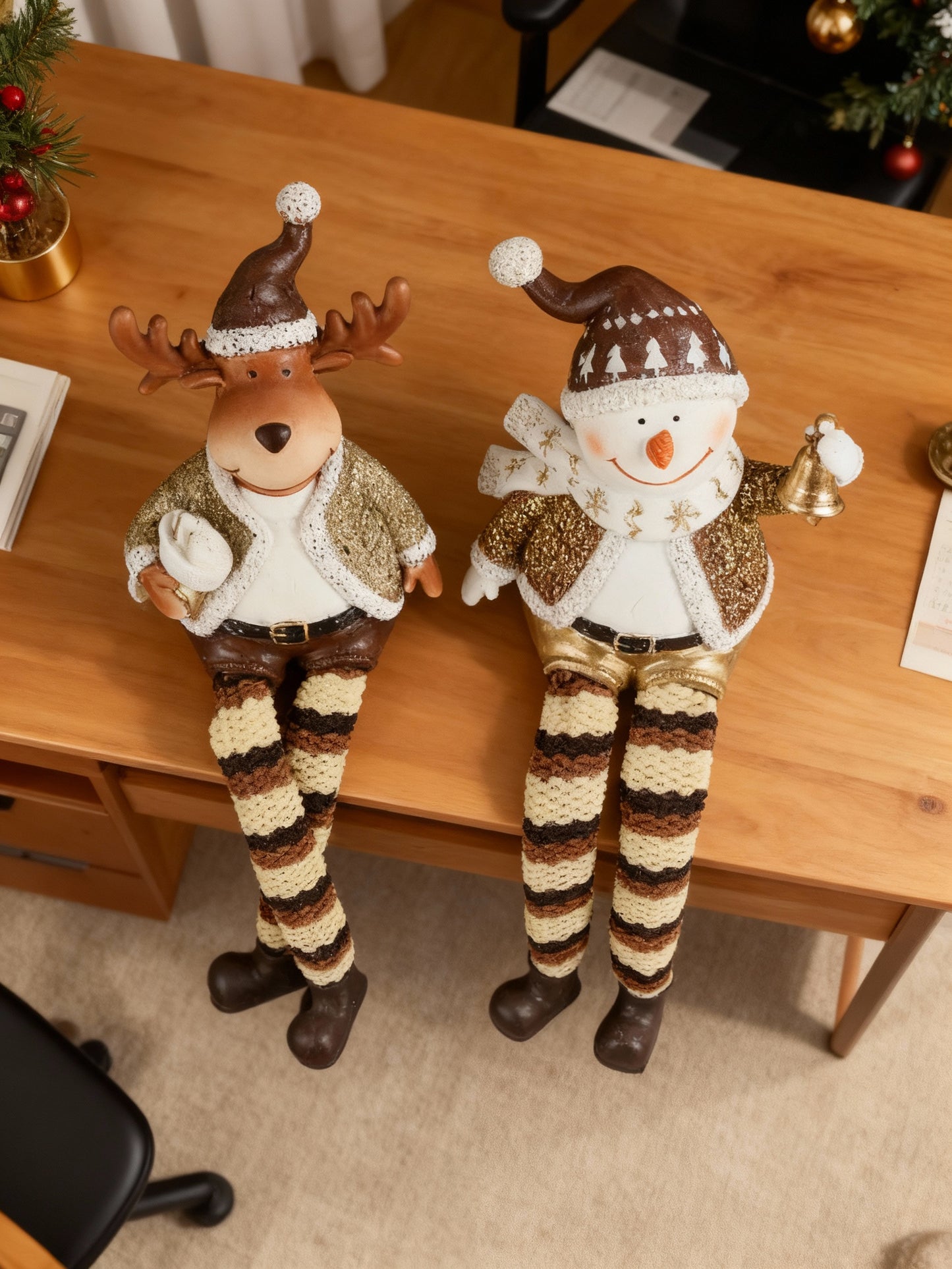 Reindeer/Snowman Shelf Sitters