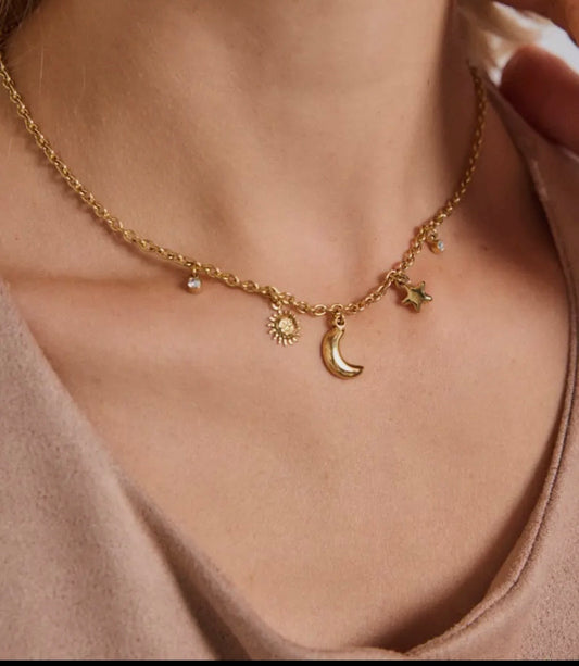 Necklace Celestial Charm