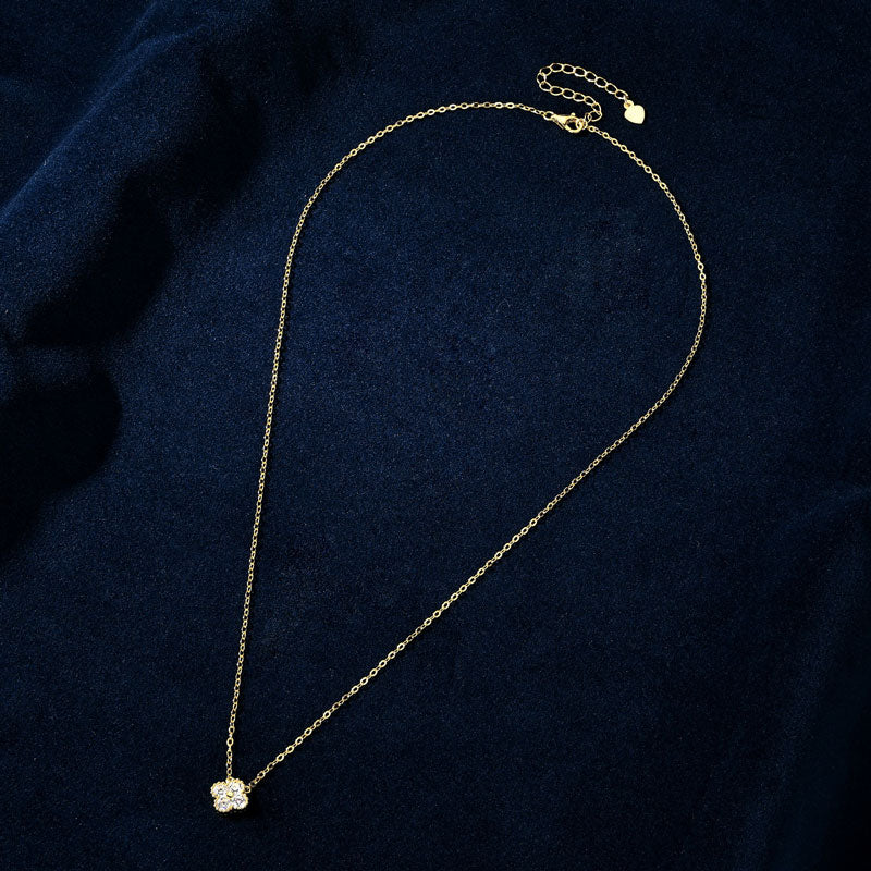 Necklace pendant Luxe Four Leaf Clover