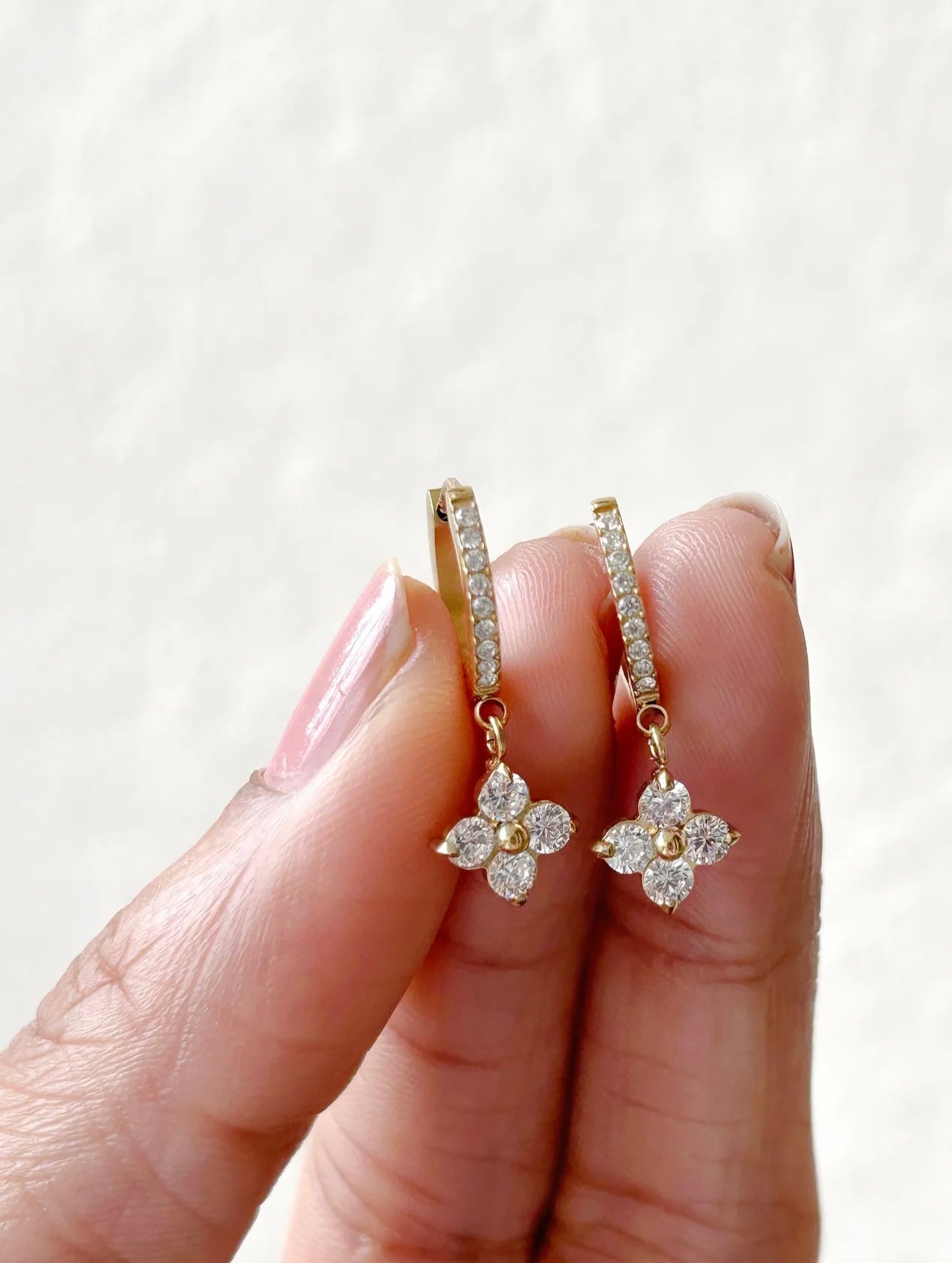 Earrings - Flower Drop