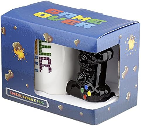 Game Over Game Controller Ceramic Shaped Handle Mug