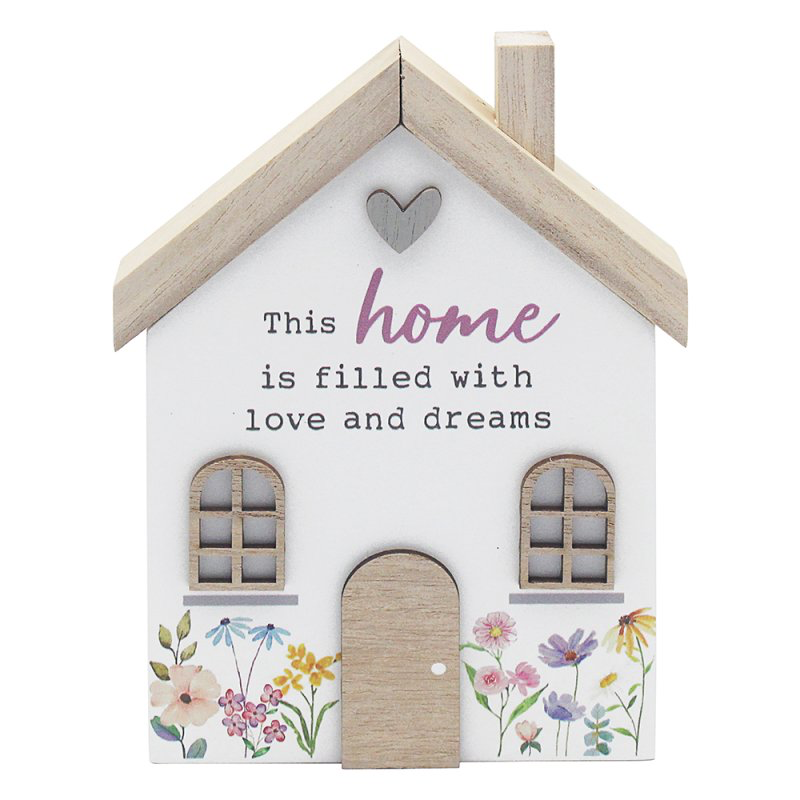 Home wooden plaque