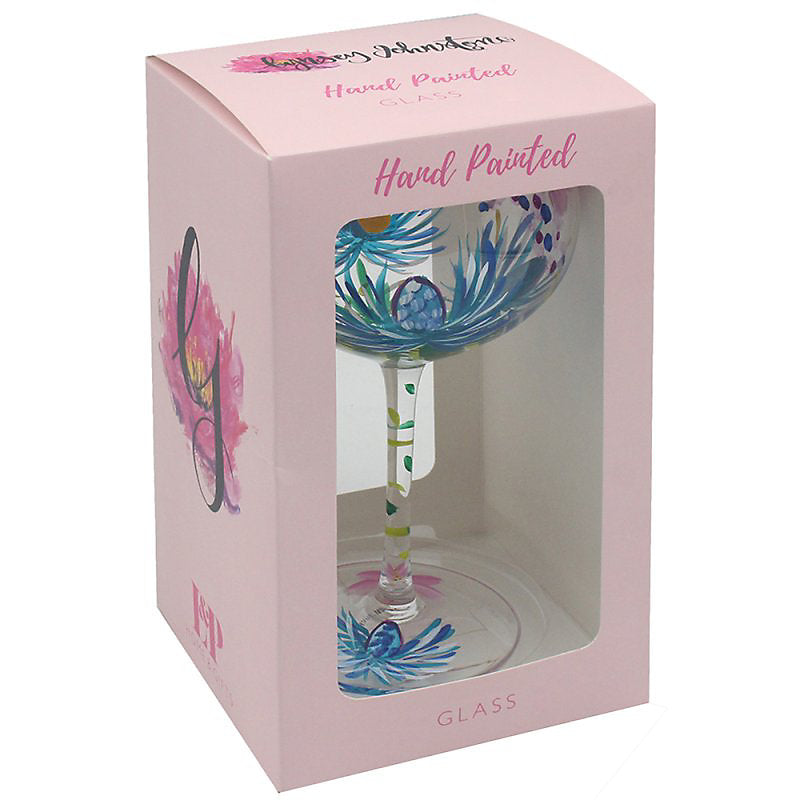 Gin Glass Handpainted assorted
